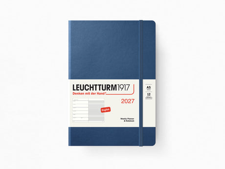2027 Leuchtturm 1917 Weekly Planner & Notebook - INDIGO