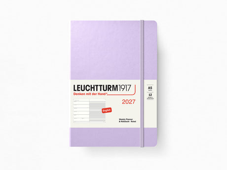 2027 Leuchtturm 1917 Weekly Planner & Notebook - LILAC