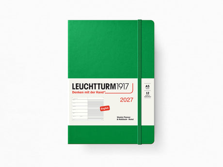 2027 Leuchtturm 1917 Weekly Planner & Notebook - SPRING LEAF