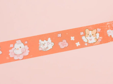Clear PET Tape - Sakura Friends