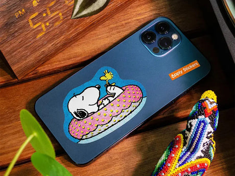 Floating Snoopy Summer Vacation Vinyl Sticker