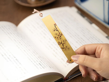 Kanazawa Gold Leaf Bookmark - Cherry Blossoms