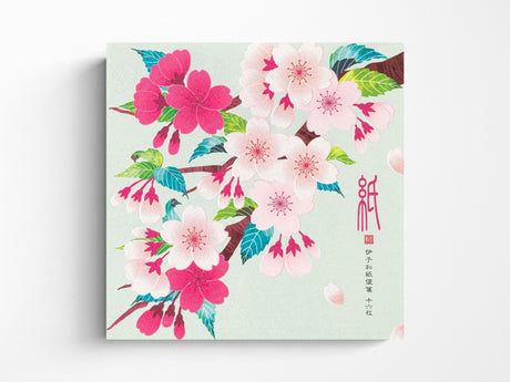 Midori Seasonal Letter Pad - 021 Silk Printing Cherry Blossom