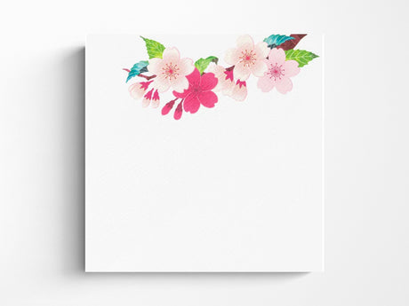 Midori Seasonal Letter Pad - 021 Silk Printing Cherry Blossom