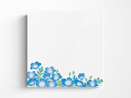 Midori Seasonal Letter Pad - 023 Silk Printing Nemophila