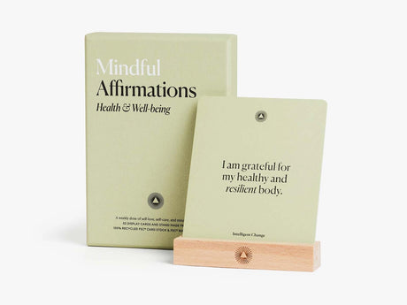 Mindful Affirmations Display Card Deck - Health and Well-Being