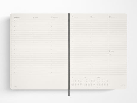 Moleskine 15 Month 2027 Weekly Planner - Black Soft Cover