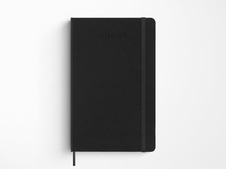 Moleskine 18 Month 2026-2027 Weekly Planner - Black Hardcover
