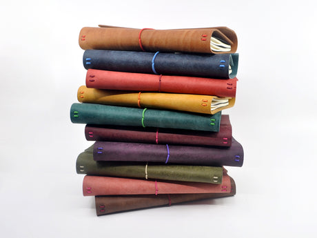 Pueblo Luxury Tri-Fold Refillable Leather Journal