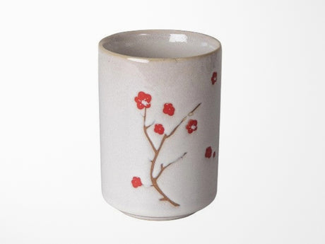Ume Plum Blossoms Yunomi Style Tea Cup